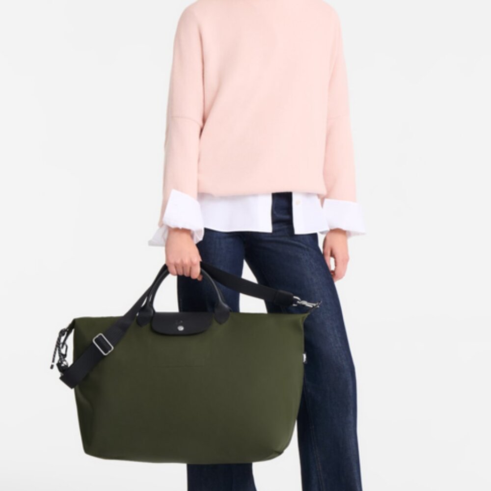 NWT Blue Longchamp Le Pliage Energy ECONYL Travel bag - Recycled canvas